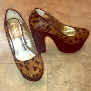 Leopard super high heels